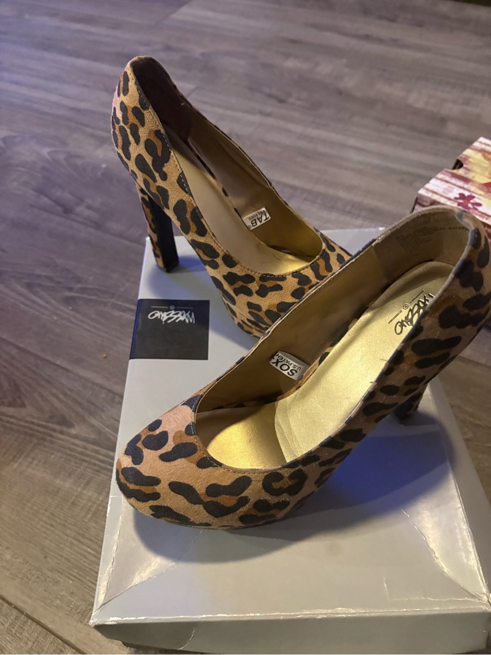Missoni Leopard Print Platform Pumps in Brown and Black